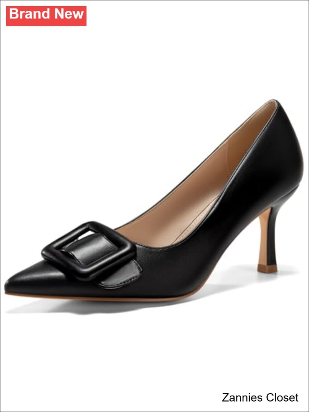 ✨ Coutgo Women's Closed Pointed Toe Pumps Stiletto High Heels Wedding Party